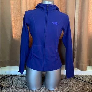 EUC The North Face Hooded fleece jacket